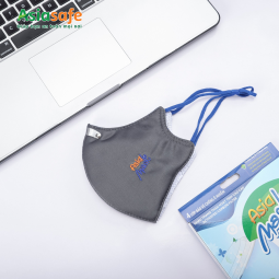 Khẩu trang vải than hoạt tính Asia Mask (dây thun có nút điều chỉnh)