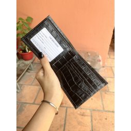 QUÀ TẶNG THÁNG 7/2026: VÍ NAM NAM DA BÒ 100% KHẮC CHÌM LOGO ASIA SAFE 